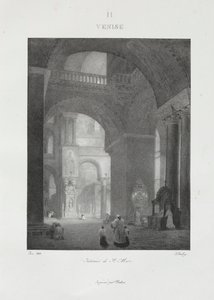Reis naar Italië in 1822 door Jean Baptiste Isabey