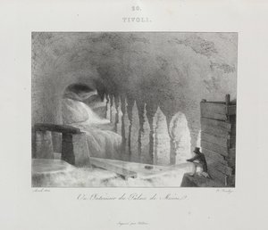 Reis naar Italië in 1822 door Jean Baptiste Isabey