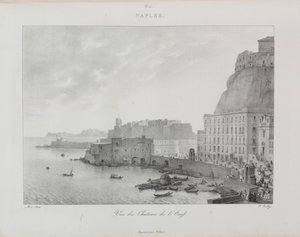 Reis naar Italië in 1822 door Jean Baptiste Isabey