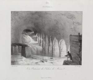 Reis naar Italië in 1822 door Jean Baptiste Isabey