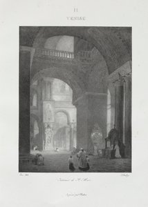 Reis naar Italië in 1822 door Jean Baptiste Isabey