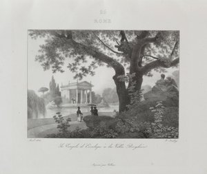 Reis naar Italië in 1822, 1833 door Jean Baptiste Isabey