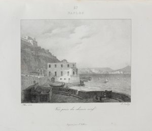 Reis naar Italië in 1822 door Jean Baptiste Isabey