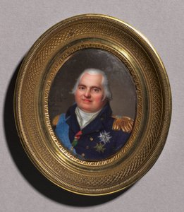 Portret van Lodewijk XVIII, 1822 door Jean Baptiste Jacques Augustin