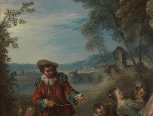 De Schommel door Jean Baptiste Joseph Pater
