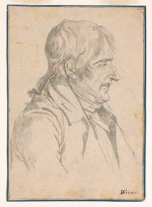 Portret van een Man door Jean Baptiste Joseph Wicar