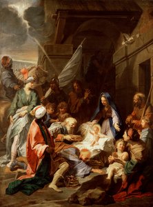Aanbidding van de Wijzen door Jean Baptiste Jouvenet