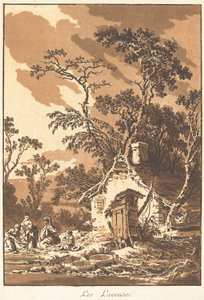 De Wasvrouwen door Jean Baptiste Le Prince