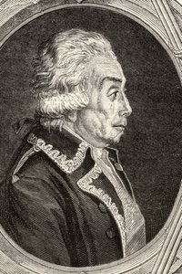 Graaf Nicolas Luckner, gegraveerd door Pannemaker-Ligny, uit 
