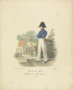 Officier van Gezondheid, 1820-1825 door Jean Baptiste Madou