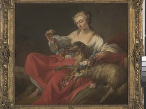 Het favoriete lam (Le Mouton Favori) door Jean Baptiste Marie Pierre