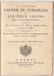 De Grote Galerie van Versailles en Twee Begeleidende Salons door Jean Baptiste Masse