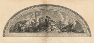 Holland, Centrum van de Salon van Oorlog in de Arcade die naar de Galerie leidt (pl. 39) door Jean Baptiste Masse