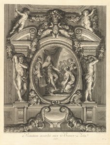 Bescherming verleend aan de Schone Kunsten 1663 [pl. 24] door Jean Baptiste Masse