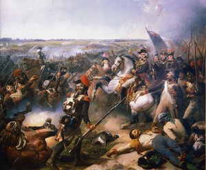 Slag bij Fleurus, 16 juni 1794, 19e eeuw door Jean Baptiste Mauzaisse