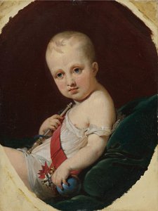 Napoléon François Bonaparte, Hertog van Reichstadt, Koning van Rome 1811-1832, ca. 1812 door Jean Baptiste Mauzaisse