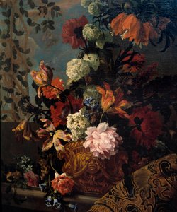 Stilleven van bloemen door Jean Baptiste Monnoyer
