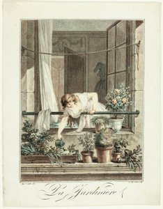 De tuin door Jean Baptiste Moret