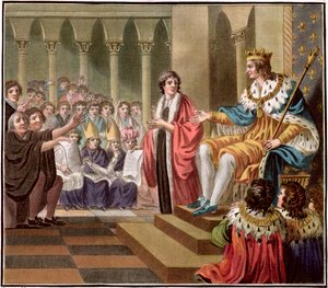 Lodewijk XII Uitgeroepen tot Vader van het Volk door Jean Baptiste Morret