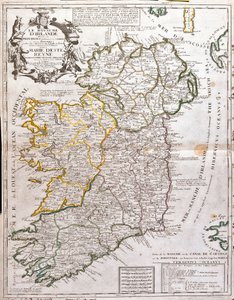 Kaart van het Koninkrijk Ierland, opgedragen aan Maria d