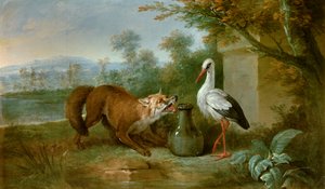 De vos en de ooievaar