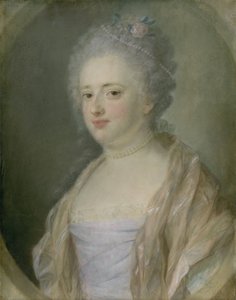 Catharina Elisabeth Metayer (1744-1800) door Jean Baptiste Perroneau