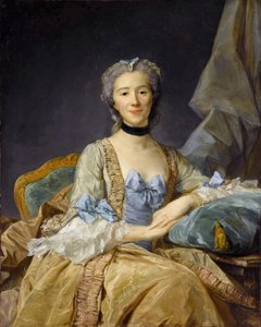 Madame de Sorquainville door Jean Baptiste Perronneau