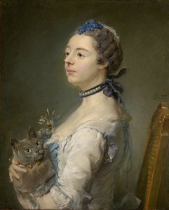 Magdaleine Pinceloup de la Grange, née de Parseval door Jean Baptiste Perronneau