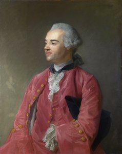 Portret van de auteur Jacques Cazotte (1719-1792) door Jean Baptiste Perronneau