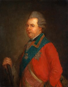 Portret van prins Charles van Hessen-Kassel door Jean Baptiste Perronneau