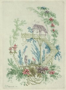 Chinoiserie uit Nouvelle Suite de Cahiers de Dessins Chinois, 1790-99