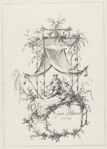 Compositie in Chinoiserie stijl door Jean Baptiste Pillement
