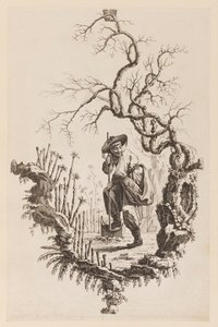 Figuur en Tak door Jean Baptiste Pillement