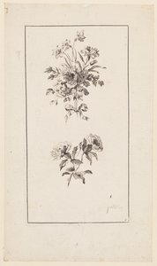 Bloemen takken, uit "Divers Bouquets d
