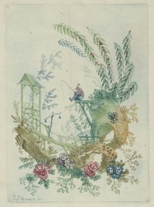 Ornamentontwerp uit Nouvelle Suite de Cahiers de Dessins Chinois, 1790s