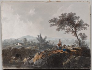 Herders in een Landschap