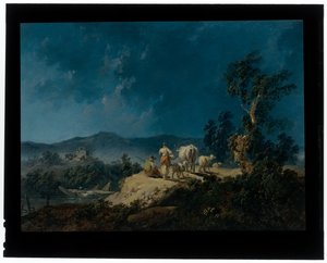 De Avond door Jean Baptiste Pillement