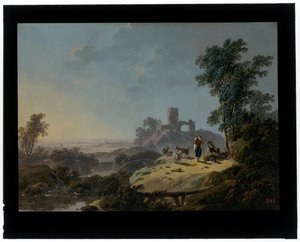 De ochtend door Jean Baptiste Pillement