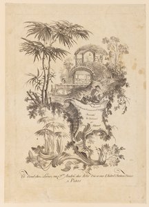 Titelpagina, "Recueil De Differents Panneaux Chinois" door Jean Baptiste Pillement