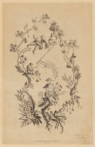 Titelpagina, uit "Een nieuw boek van Chinese ornamenten"