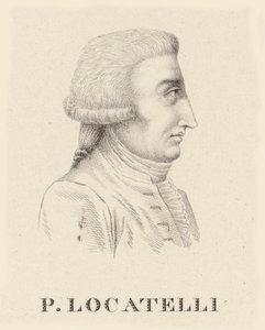 Portret van de violist en componist Pietro Antonio Locatelli 1695-1764 door Jean Baptiste Ponce Lambert