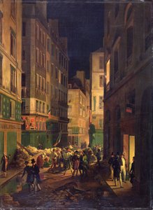 Aankomst van Louis-Philippe (1773-1810) in het Palais-Royal, 30 juli 1830, naar een schilderij van Horace Vernet, 1836 door Jean Baptiste Prudent Carbillet