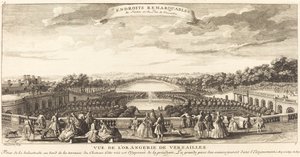 Uitzicht op de Orangerie van Versailles