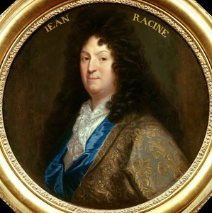 Portret van Jean Racine door Jean Baptiste Santerre
