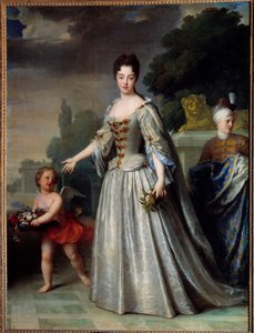 Portret van Marie Adelaide van Savoye, hertogin van Bourgondië, dauphine van Frankrijk door Jean Baptiste Santerre