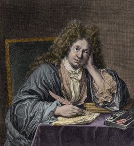 Portret van Michel Richard Delalande door Jean Baptiste Santerre