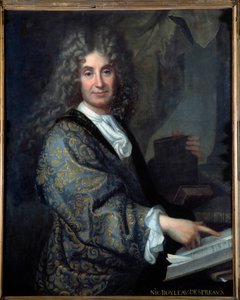 Portret van Nicolas Boileau (1636-1711) bekend als Boileau Despreaux, Franse schrijver