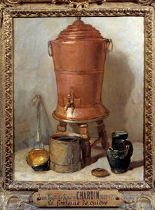 De koperen drinkfontein door Jean Baptiste Simeon Chardin