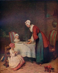 Le Benedicite Genade voor de maaltijd, ca. 1740. 1911 door Jean Baptiste Simeon Chardin