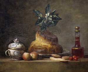 Stilleven met brioche